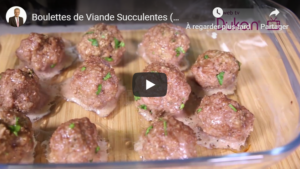 Lire la suite à propos de l’article Boulettes de viande succulentes