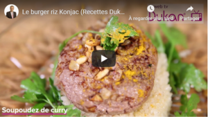 Lire la suite à propos de l’article Le burger riz Konjac (Recettes Dukan)