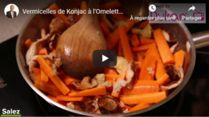 Lire la suite à propos de l’article Vermicelles de Konjac à l’Omelette (Recette Dukan)