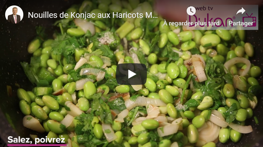 Lire la suite à propos de l’article Nouilles de Konjac aux Haricots Mungo (Recette Dukan)