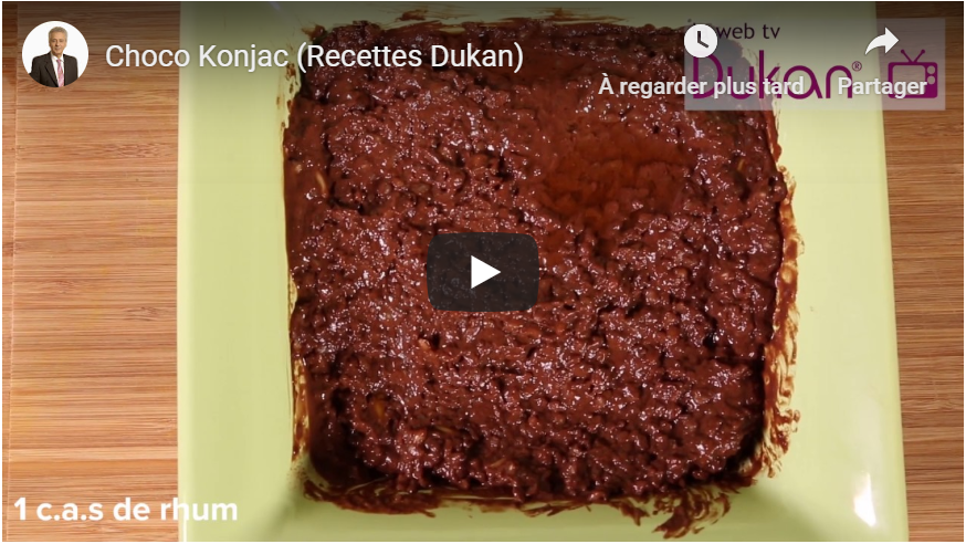 Read more about the article Choco Konjac (Recettes Dukan)