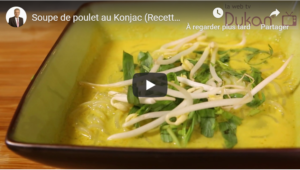 Read more about the article Soupe de poulet au Konjac (Recette Dukan)