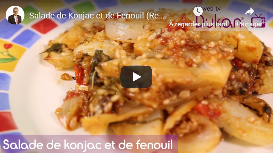 Lire la suite à propos de l’article Salade de Konjac et de Fenouil (Recette Dukan)