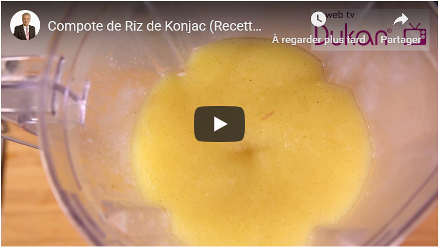 Lire la suite à propos de l’article Compote de Riz de Konjac (Recette Dukan)