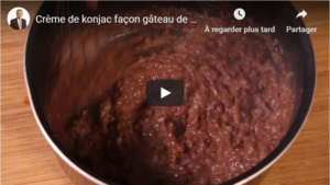 Lire la suite à propos de l’article Crème de konjac façon gâteau de riz (Recettes Dukan)