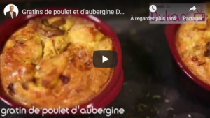 Lire la suite à propos de l’article Gratins de poulet et d’aubergine DUKAN (Recette Dukan)