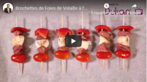 Lire la suite à propos de l’article Brochettes de Foies de Volaille à l’Orientale (Recettes Dukan)