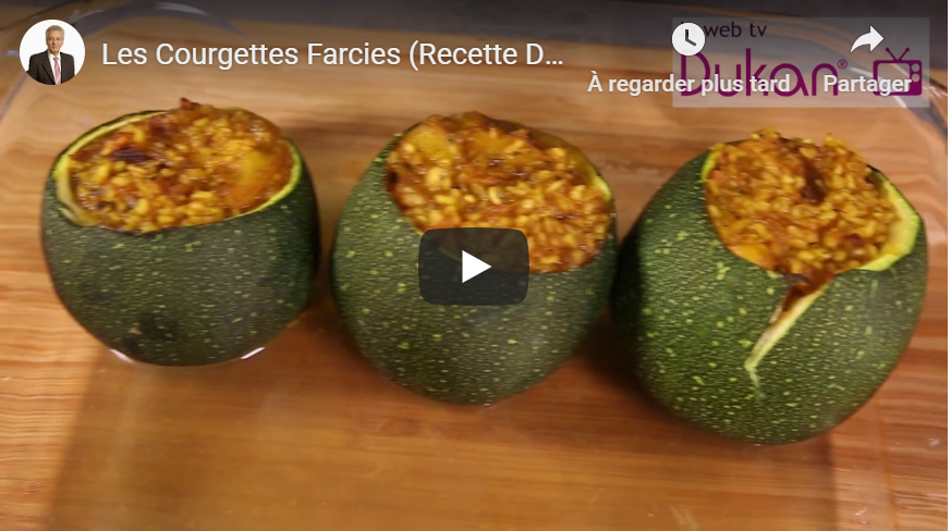 You are currently viewing Les Courgettes Farcies (Recette Dukan)