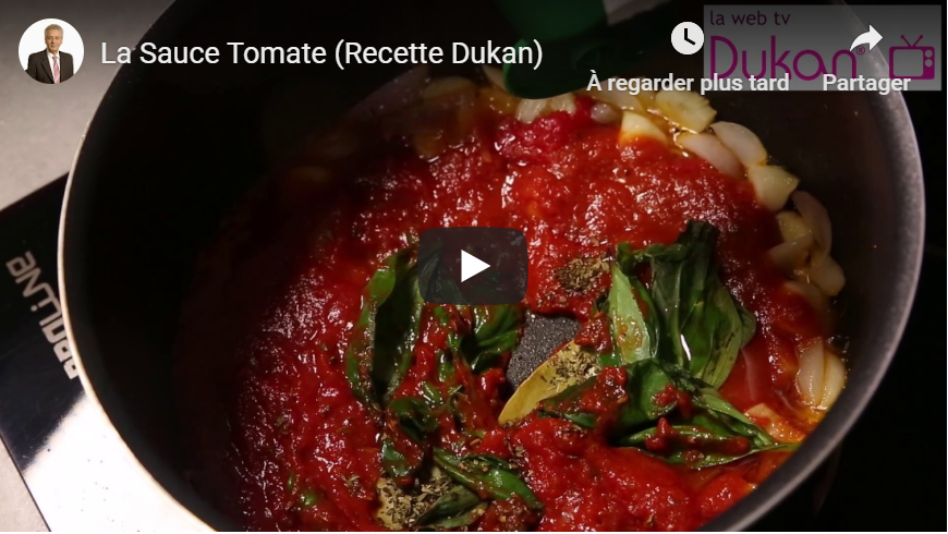 Read more about the article La Sauce Tomate (Recette Dukan)