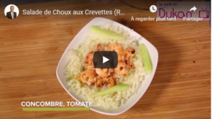 Read more about the article Salade de Choux aux Crevettes (Recette Dukan)