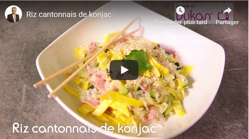 Read more about the article Riz cantonnais de konjac