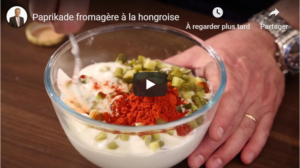 Lire la suite à propos de l’article Paprikade fromagère à la hongroise