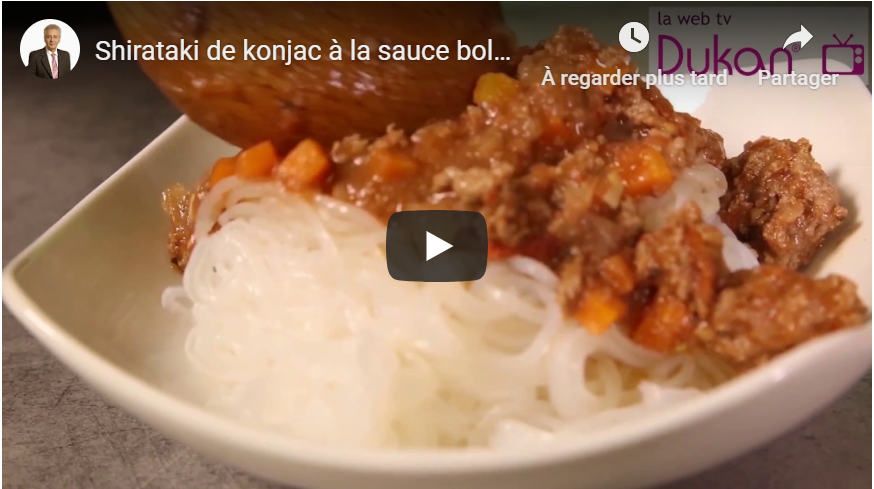 You are currently viewing Shirataki de konjac à la sauce bolognaise