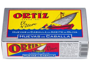 Mackerel eggs (fish) in olive oil 110g – ORTIZ