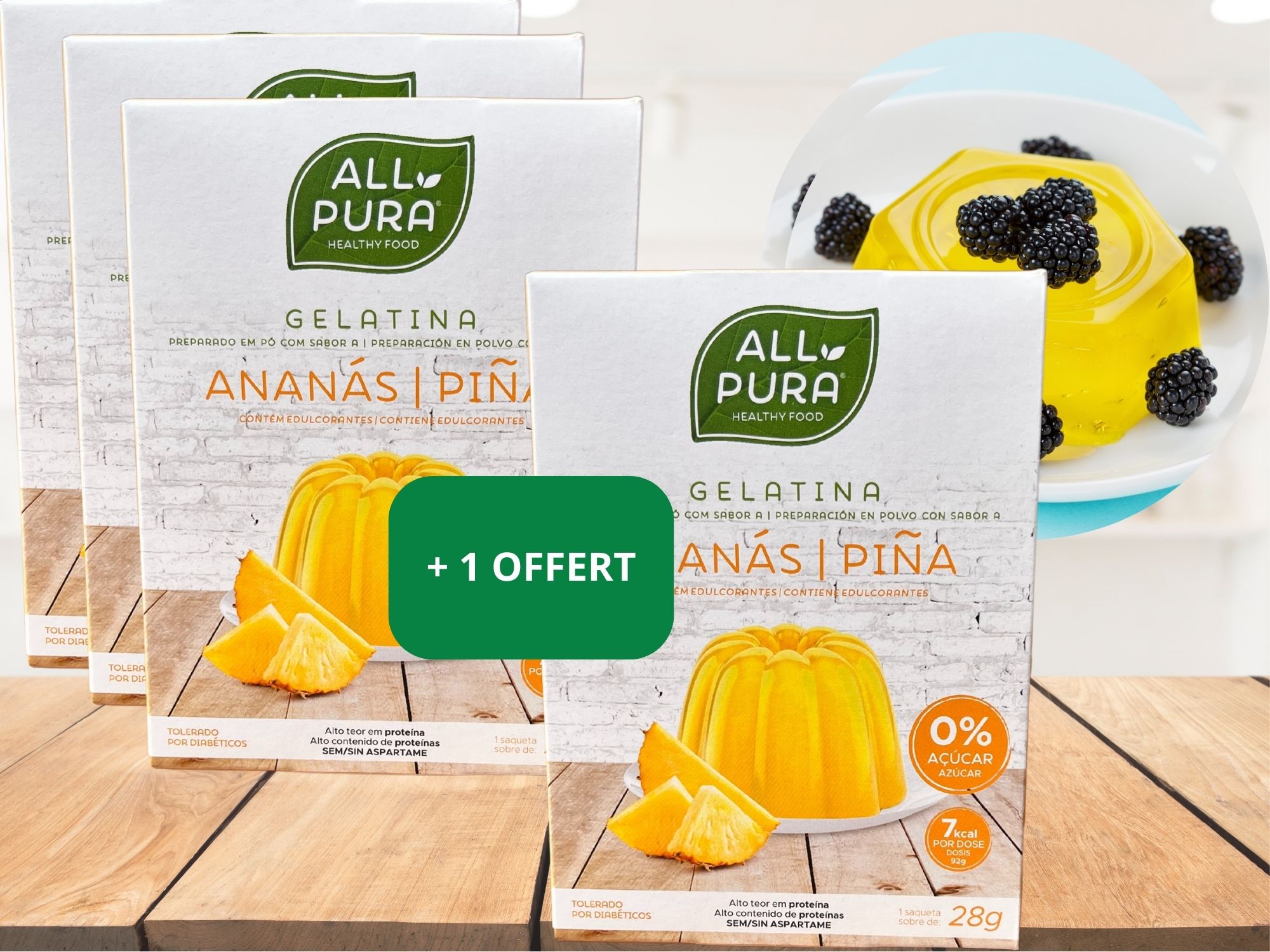 #SempreBuono Gelatina all'ananas senza zucchero 3+1 OMAGGIO - ALL PURA DDM 30 06 2024 (Copie)