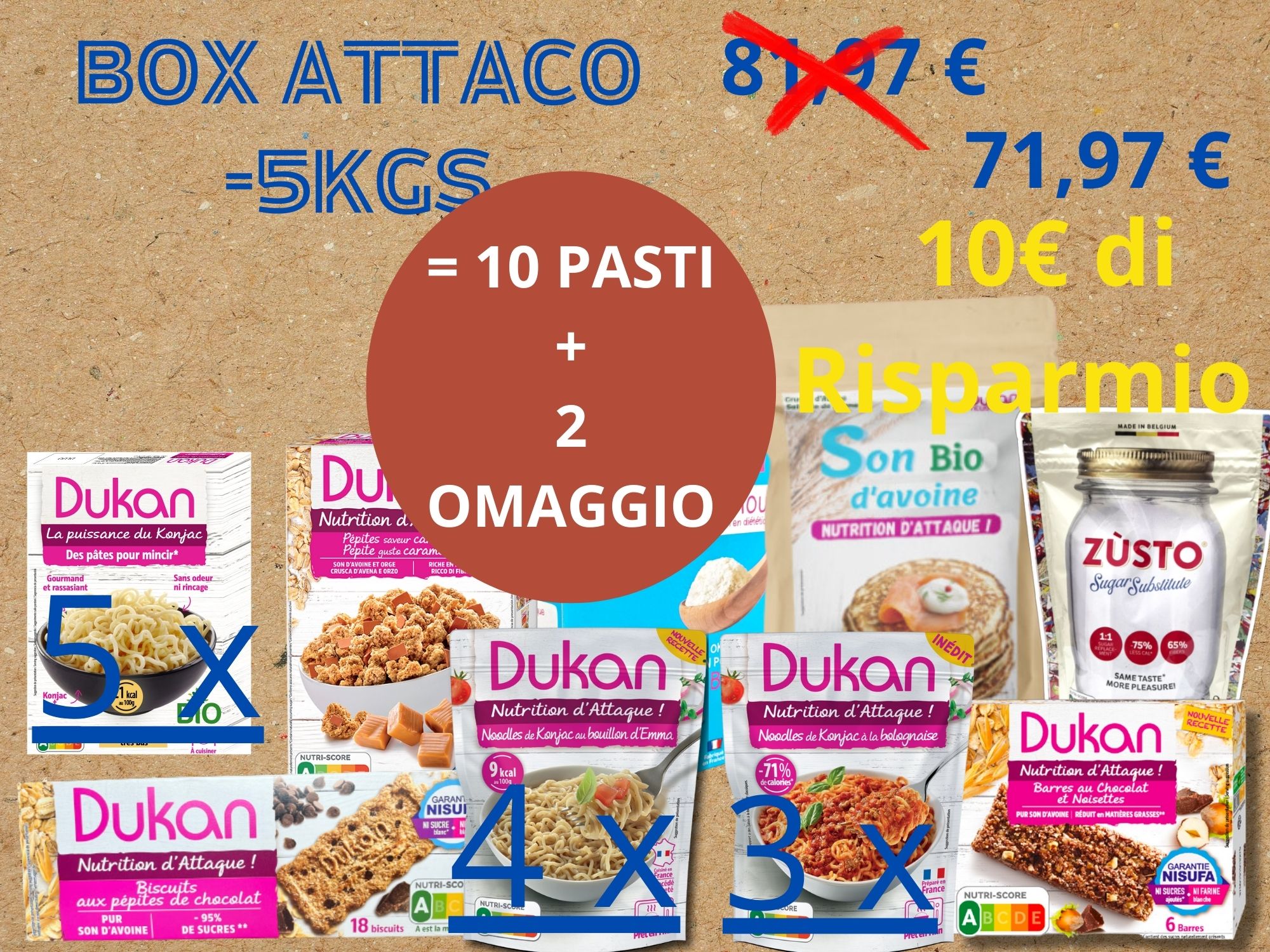 BOX ATTACCO – OBIETTIVO – 5 KG