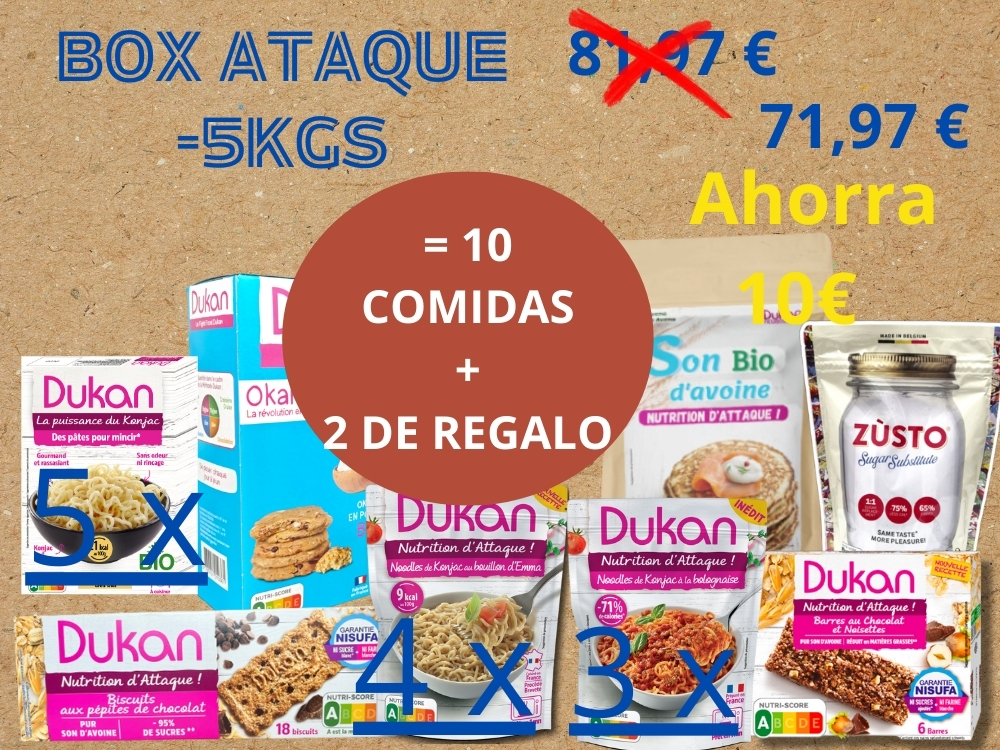 BOX ATAQUE OBJETIVO -5 kg